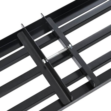 vidaXL Φτυάρι Κήπου Μαύρο 75 x 25 x 6 εκ Χάλυβας με επίστρωση πούδρας