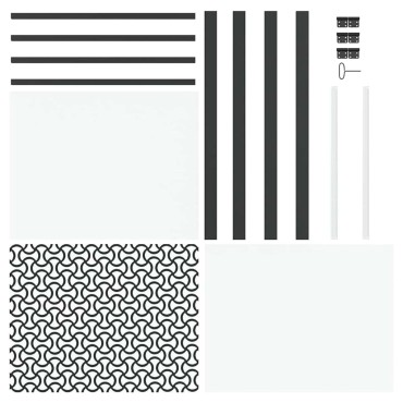 vidaXL Γυάλινη πόρτα 102,5 x 3,5 x 201,5 εκ Αλουμίνιο Μαύρο