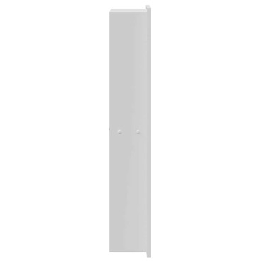 vidaXL Νίτσα Μπάνιου Λευκός 60 x 20 x 9,5 εκ Ανοξείδωτο ατσάλι