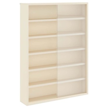 vidaXL Κάθετο Εκθετήριο Τοίχου Μπεζ 40x8,5x54cm Κόντρα πλακέ