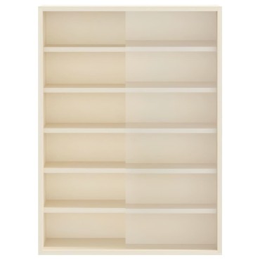 vidaXL Κάθετο Εκθετήριο Τοίχου Μπεζ 40x8,5x54cm Κόντρα πλακέ
