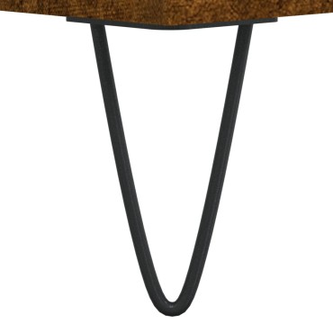 vidaXL Δισκοθήκη Καπνιστή Δρυς 121x38x48cm από Επεξεργασμένο Ξύλο
