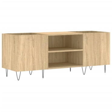 vidaXL Δισκοθήκη Sonoma Δρυς 121x38x48cm από Επεξεργασμένο Ξύλο