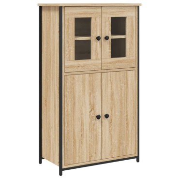vidaXL Ντουλάπι Sonoma Δρυς 62x32x106,5cmαπό Επεξεργασμένο Ξύλο 1 τεμ.