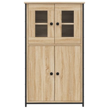 vidaXL Ντουλάπι Sonoma Δρυς 62x32x106,5cmαπό Επεξεργασμένο Ξύλο 1 τεμ.
