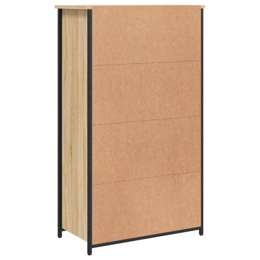 vidaXL Ντουλάπι Sonoma Δρυς 62x32x106,5cmαπό Επεξεργασμένο Ξύλο 1 τεμ.