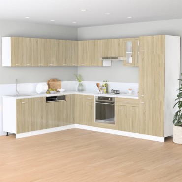 vidaXL Κρεμαστό Ντουλάπι "Lyon" Ξύλο Sonoma Δρυς 60x31x40cm από Τεχνητό Ξύλο 1 τεμ.