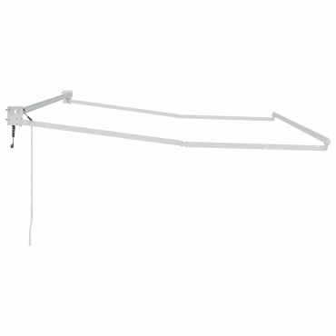 vidaXL Electric Awning Frame 3,5 x 2,5 m Λευκό