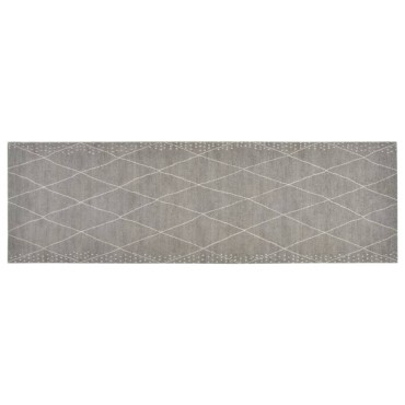 vidaXL Χαλί Κουζίνας Πλενόμενο Σχέδιο Ρόμβοι 60 x 180 εκ. Βελούδινο
