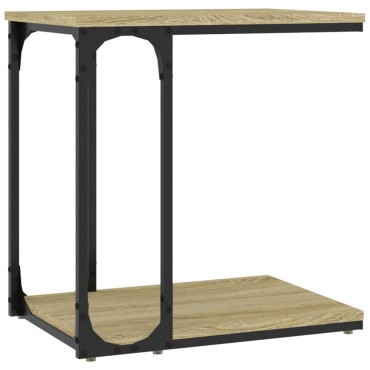 vidaXL Βοηθητικό Τραπέζι Sonoma Δρυς 50x35x52cm Επεξεργασμένο Ξύλο 1 τεμ.
