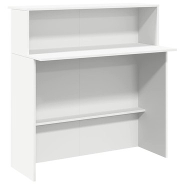 vidaXL Γραφείο Υποδοχής Λευκό 180x50x103,5cm από Τεχνητό Ξύλο 1 τεμ.