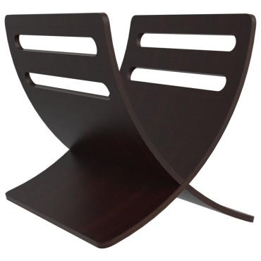 vidaXL Θήκη Περιοδικών Επιδαπέδια Καφέ Ξύλινη 29,5x29,5x26,5 cm 1 τεμ.