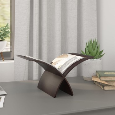 vidaXL Θήκη Περιοδικών Επιδαπέδια Καφέ Ξύλινη 29,5x29,5x26,5 cm 1 τεμ.