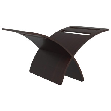 vidaXL Θήκη Περιοδικών Επιδαπέδια Καφέ Ξύλινη 29,5x29,5x26,5 cm 1 τεμ.