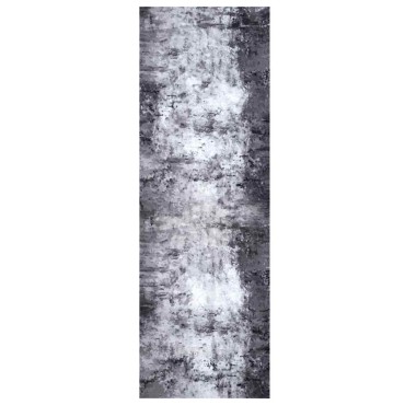 vidaXL Χαλί Κουζίνας Γκρι 180 x 60 cm Βελούδο
