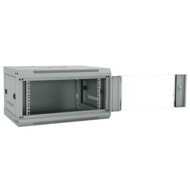 vidaXL Ντουλάπα δικτύου με αποθήκευση Γκρι 60 x 45 x 35 cm Ατσάλι