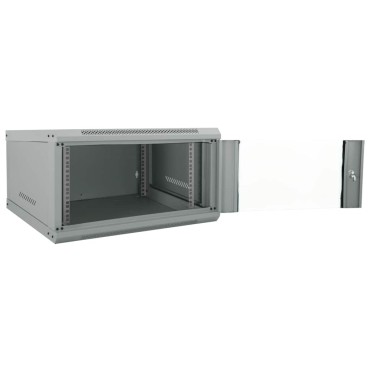 vidaXL Ντουλάπα δικτύου με αποθήκευση Γκρι 60 x 60 x 35 cm Ατσάλι