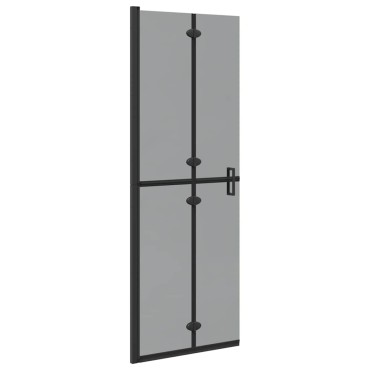 vidaXL Τοίχος Walk-In Ντους Μαύρο 70 x 6,5 x 190 εκ.