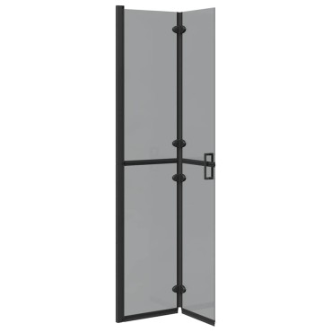vidaXL Τοίχος Walk-In Ντους Μαύρο 80 x 6,5 x 190 εκ.
