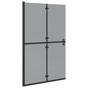 vidaXL Τοίχος Walk-In Ντους Μαύρο 120 x 6,5 x 190 εκ.