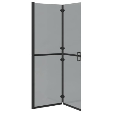 vidaXL Τοίχος Walk-In Ντους Μαύρο 120 x 6,5 x 190 εκ.