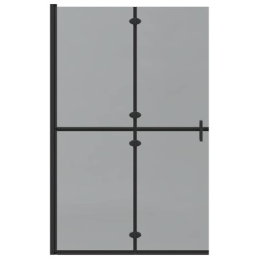 vidaXL Τοίχος Walk-In Ντους Μαύρο 120 x 6,5 x 190 εκ.