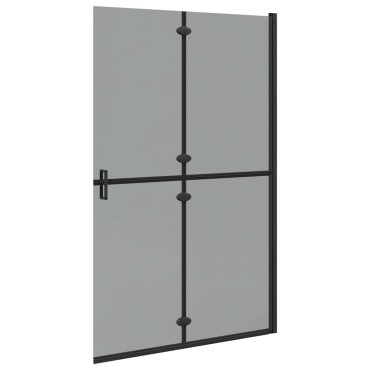 vidaXL Τοίχος Walk-In Ντους Μαύρο 120 x 6,5 x 190 εκ.