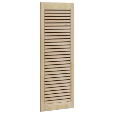 vidaXL Πόρτα Ντουλάπας Φυσικό 110 x 2,1 x 39,5 cm Στερεά ξυλεία πεύκου