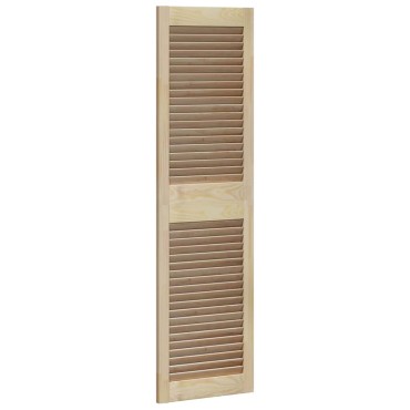 vidaXL Πόρτα Ντουλάπας με πόρτα 2 τεμ. Φυσικό 140,5 x 39,5 εκ