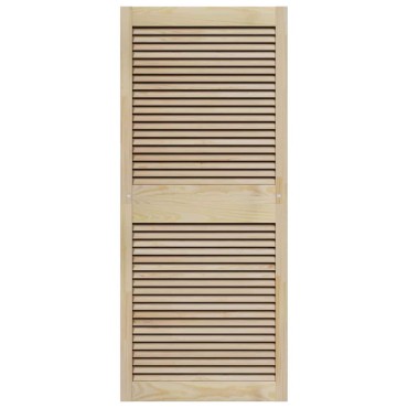 vidaXL Πόρτα Ντουλάπας με πόρτα 2 τεμ. Φυσικό 140,5 x 59,5 εκ