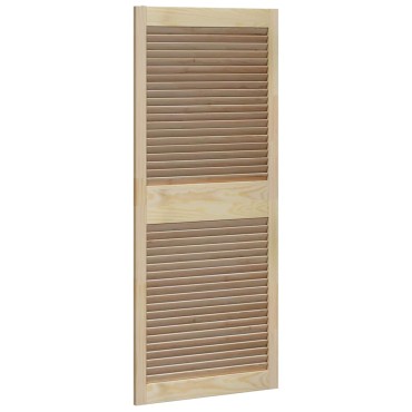 vidaXL Πόρτα Ντουλάπας με πόρτα 2 τεμ. Φυσικό 140,5 x 59,5 εκ