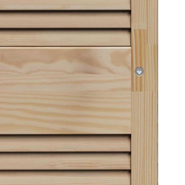 vidaXL Πόρτα Ντουλάπας με πόρτα 2 τεμ. Φυσικό 140,5 x 59,5 εκ