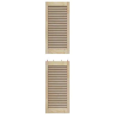 vidaXL Πόρτα Ντουλάπας με πόρτα 2 τεμ. Φυσικό 170 x 39,5 εκ