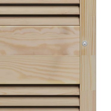 vidaXL Πόρτα Ντουλάπας με πόρτα 2 τεμ. Φυσικό 170 x 39,5 εκ