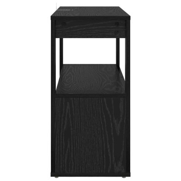 vidaXL Πλαϊνό γραφείο Μαύρη δρυς 80x30x60cm Επεξεργασμένο Ξύλο 1 τεμ.