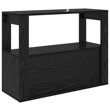 vidaXL Πλαϊνό γραφείο Μαύρη δρυς 80x30x60cm Επεξεργασμένο Ξύλο 1 τεμ.