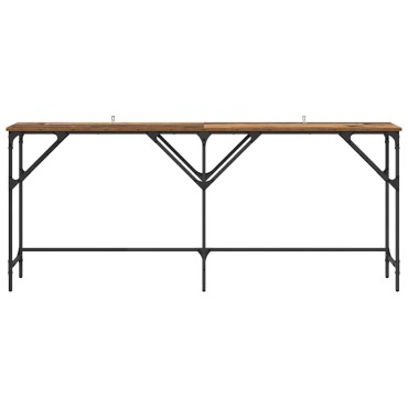 vidaXL Τραπέζι κονσόλας Παλιό Ξύλο 180x30x75cm Επεξεργασμένο Ξύλο 1 τεμ.