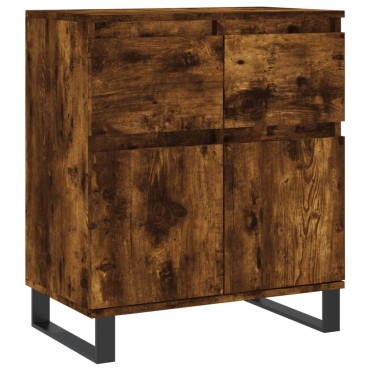vidaXL Ντουλάπι Καπνιστή Δρυς 60x35x70cm από Επεξεργασμένο Ξύλο 1 τεμ.