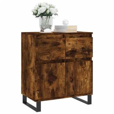 vidaXL Ντουλάπι Καπνιστή Δρυς 60x35x70cm από Επεξεργασμένο Ξύλο 1 τεμ.