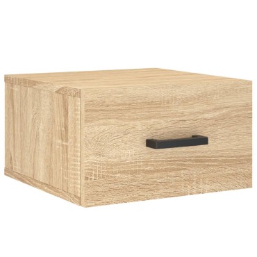 vidaXL Κομοδίνα Επιτοίχια Sonoma Δρυς 35x35x20cm