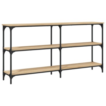 vidaXL Τραπέζι Κονσόλα Sonoma Δρυς 150x29x75cm Επεξεργασμένο Ξύλο 1 τεμ.