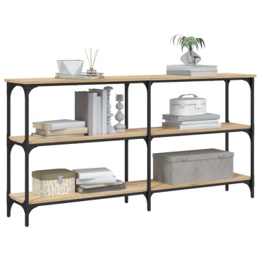 vidaXL Τραπέζι Κονσόλα Sonoma Δρυς 150x29x75cm Επεξεργασμένο Ξύλο 1 τεμ.