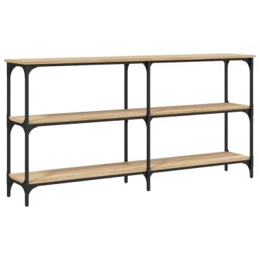 vidaXL Τραπέζι Κονσόλα Sonoma Δρυς 150x29x75cm Επεξεργασμένο Ξύλο 1 τεμ.