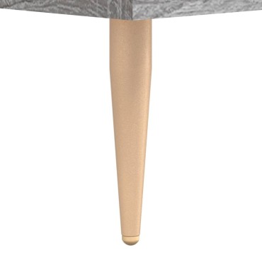 vidaXL Μπουφές Sonoma Γκρι 34,5x34x180cm από Επεξεργασμένο Ξύλο 1 τεμ.