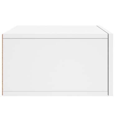 vidaXL Κομοδίνο Επιτοίχιο Λευκά 35x35x20cm 1 τεμ.