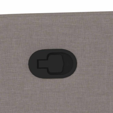 vidaXL Πολυθρόνα Ανακλινόμενη Taupe Υφασμάτινη 50x54cm 1 τεμ.