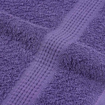 vidaXL Πετσέτες FROGN 10 τεμ. Μωβ 100x200 εκ. 360 γρ./μ²