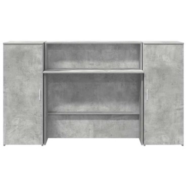vidaXL Γραφείο υποδοχής 180x50x103,5cm Επεξεργασμένο Ξύλο 1 τεμ.