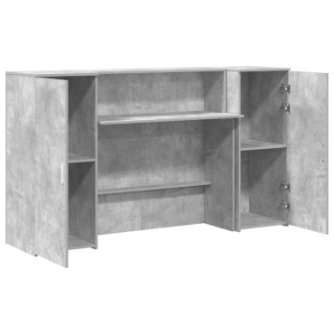 vidaXL Γραφείο υποδοχής 180x50x103,5cm Επεξεργασμένο Ξύλο 1 τεμ.