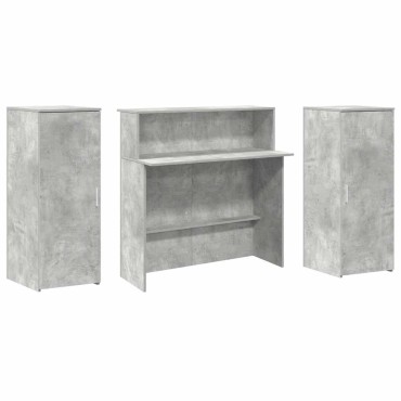 vidaXL Γραφείο υποδοχής 180x50x103,5cm Επεξεργασμένο Ξύλο 1 τεμ.